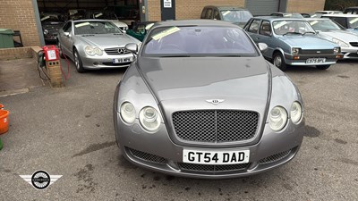 Lot 874 - 2004 BENTLEY CONTINENTAL GT AUTO