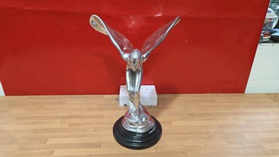 Lot 607 - SPIRIT OF ECSTASY 13" TALL