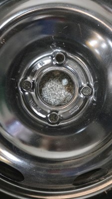 Lot 325 - 4 X STEEL 16" WHEELS WITH WINTER / M+S TYRES