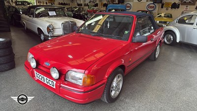 Lot 373 - 1987 FORD ESCORT 1.6I CABRIOLET