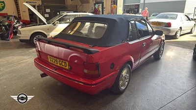 Lot 373 - 1987 FORD ESCORT 1.6I CABRIOLET