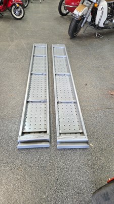 Lot 196 - RHINO RECOVERY LOADING RAMPS-HEAVY DUTY SWL 3 TON PER PAIR 8 FT LONG