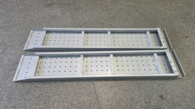 Lot 456 - RHINO RECOVERY LOADING RAMPS-HEAVY DUTY SWL 3 TON PER PAIR 5 FT LONG
