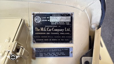 Lot 480 - 1954 MG TD/TF