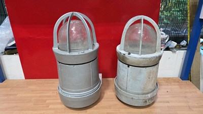 Lot 295 - PAIR OF EXPLOSION PROOF INDUSTRIAL LIGHTS