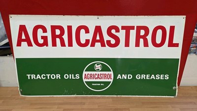 Lot 247 - AGRI CASTROL ALUMINIUM SIGN 36" X 18"