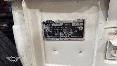 Lot 236 - 1973 TRIUMPH GT6