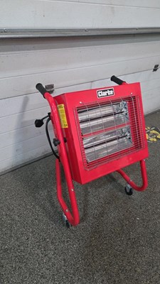 Lot 865 - CLARKE INFA RED WORKSHOP HEATER