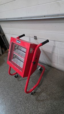 Lot 865 - CLARKE INFA RED WORKSHOP HEATER