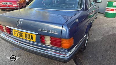Lot 262 - 1988 MERCEDES 420 SEL AUTO
