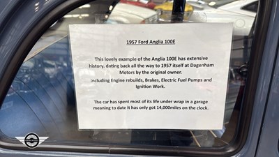 Lot 266 - 1957 FORD ANGLIA