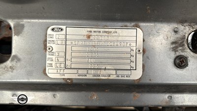 Lot 282 - 1988 FORD ORION GHIA I