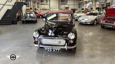 Lot 296 - 1955 MORRIS MINOR