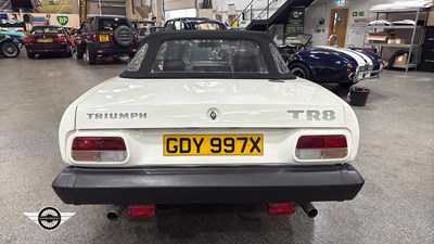 Lot 314 - 1982 TRIUMPH TR7 V8 CONVERTIBLE