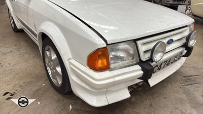 Lot 446 - 1985 FORD ESCORT RS TURBO