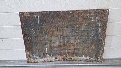 Lot 87 - RED BELL TOBACCO ENAMEL SIGN 30" X 20"