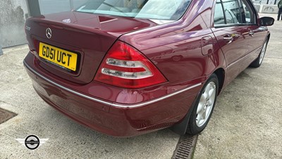 Lot 550 - 2001 MERCEDES C320 ELEGANCE AUTO