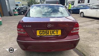 Lot 550 - 2001 MERCEDES C320 ELEGANCE AUTO