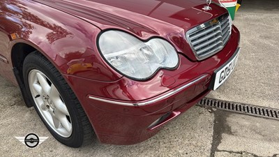 Lot 550 - 2001 MERCEDES C320 ELEGANCE AUTO