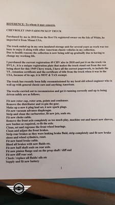 Lot 268 - 1949 CHEVROLET