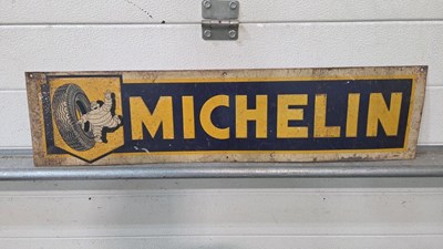 Lot 893 - MICHELIN TIN SIGN 30" x 7.5"