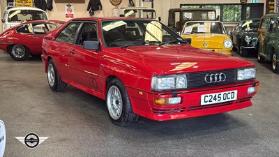 Lot 572 - 1985 AUDI QUATTRO RHD
