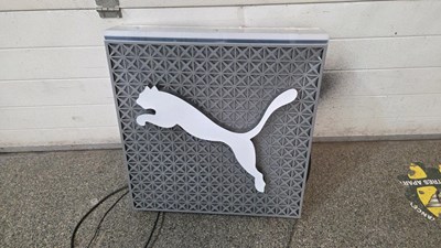 Lot 891 - PUMA LIGHT UP SIGN