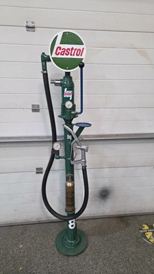 Lot 375 - VINTAGE STYLE CASTROL PUMP