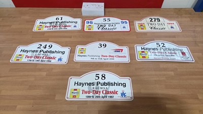 Lot 409 - HAYNES PUBLISHING CLASSIC RALLIE PLATES