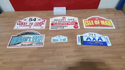 Lot 771 - COAST TO COAST TOUR RALLIE PLATES