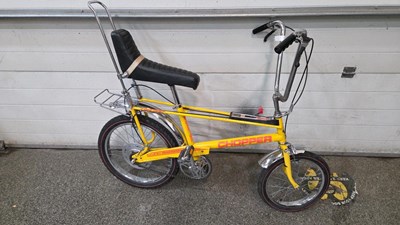 Lot 457 - MK2 RALEIGH CHOPPER IN FIZZY YELLOW
