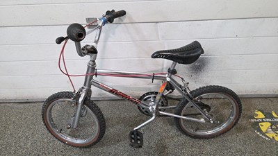 Lot 665 - RALEIGH MINI BURNER IN CHROME WITH RED AND BLACK LETTERING