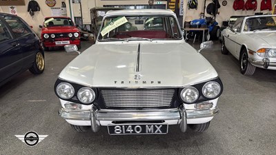 Lot 782 - 1962 TRIUMPH VITESSE