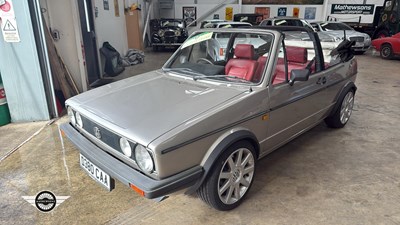 Lot 344 - 1987 VOLKSWAGEN GOLF CABRIO GL
