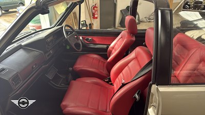 Lot 344 - 1987 VOLKSWAGEN GOLF CABRIO GL