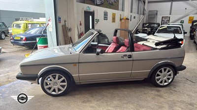 Lot 344 - 1987 VOLKSWAGEN GOLF CABRIO GL