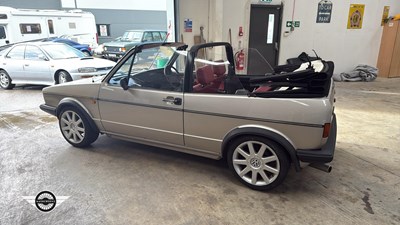 Lot 344 - 1987 VOLKSWAGEN GOLF CABRIO GL