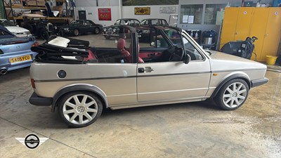 Lot 344 - 1987 VOLKSWAGEN GOLF CABRIO GL