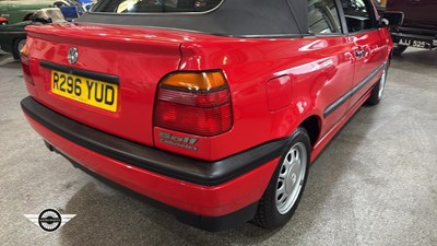 Lot 582 - 1998 VOLKSWAGEN GOLF CABRIOLET
