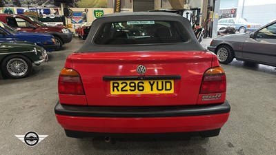 Lot 582 - 1998 VOLKSWAGEN GOLF CABRIOLET