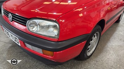 Lot 582 - 1998 VOLKSWAGEN GOLF CABRIOLET
