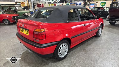 Lot 582 - 1998 VOLKSWAGEN GOLF CABRIOLET