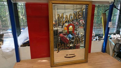 Lot 501 - MAGNET PALE ALE PUB MIRROR 34" X 21"