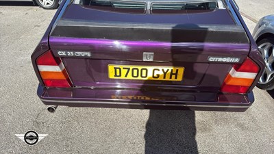 Lot 490 - 1987 CITROEN CX 25 GTI AUTO