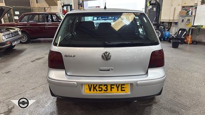 Lot 492 - 2003 VOLKSWAGEN GOLF MATCH