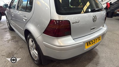 Lot 492 - 2003 VOLKSWAGEN GOLF MATCH