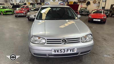 Lot 492 - 2003 VOLKSWAGEN GOLF MATCH