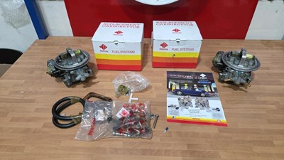 Lot 725 - PAIR OF WEBBER 38 DGAS ELECTRIC CHOKE CARBURETTORS