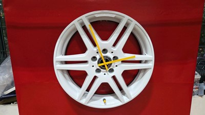 Lot 135 - MERCEDES AMG ALLOY WHEEL CLOCK