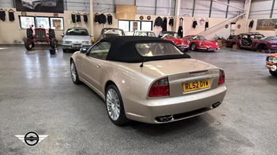 Lot 599 - 2002 MASERATI SPYDER